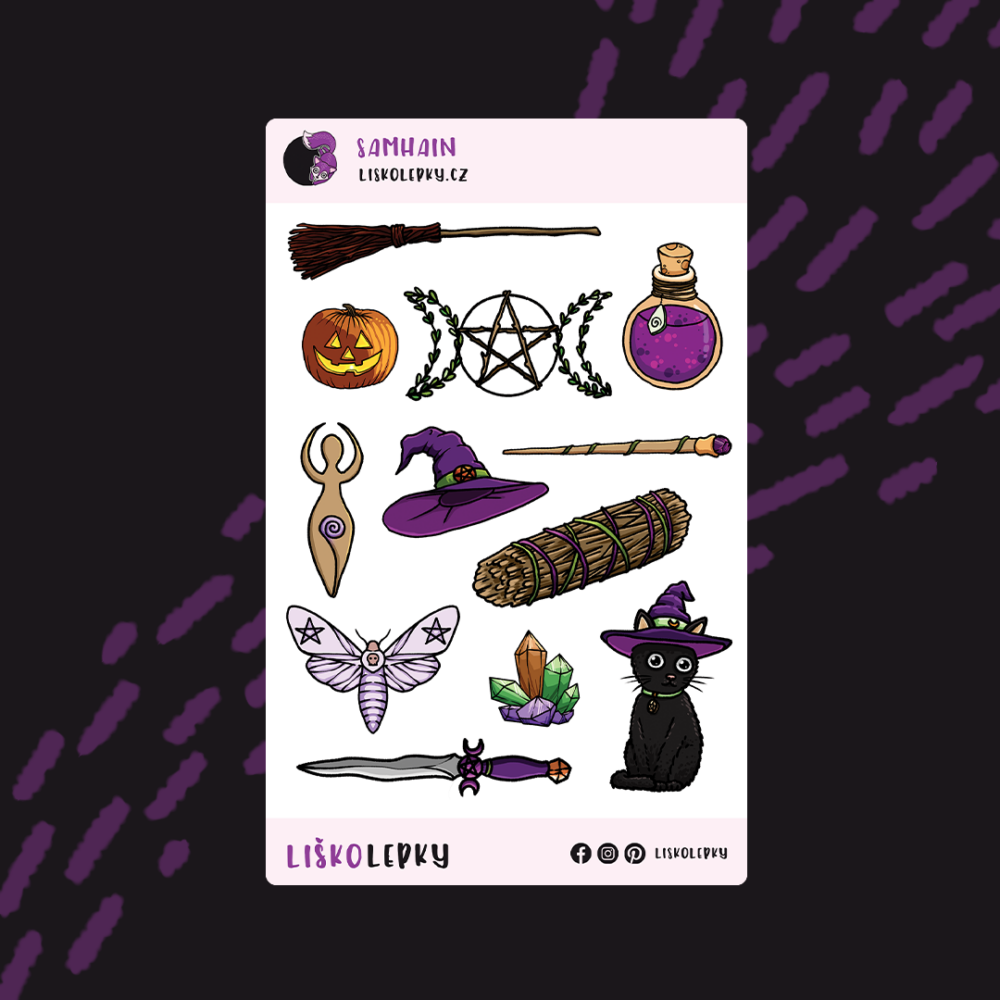 samolepky samhain