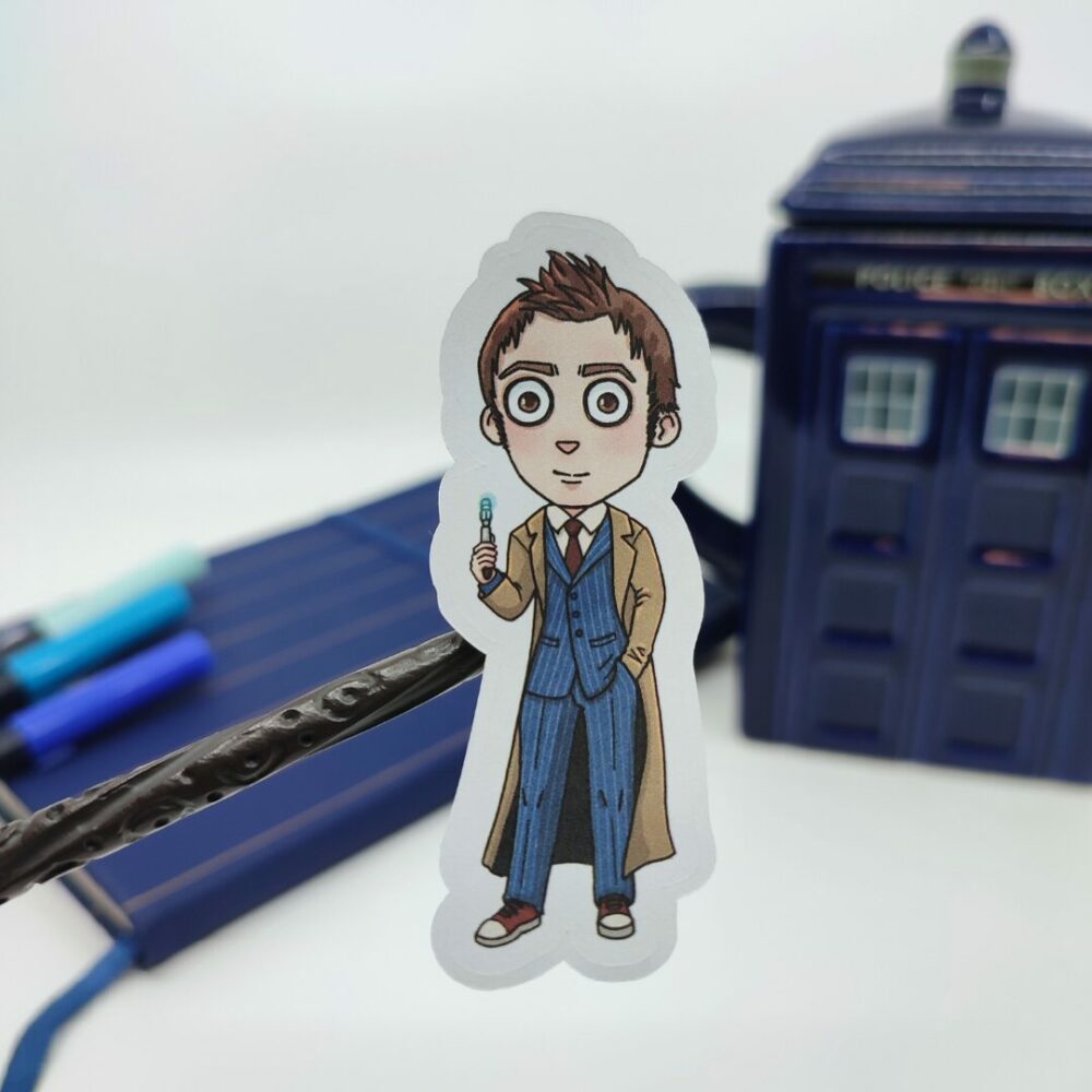 Samolepka Doctor Who Desátý